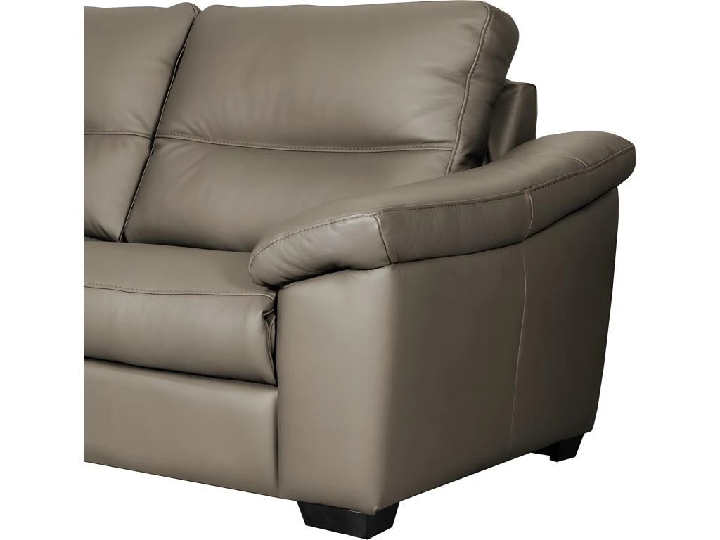 Canapé 2 Places En 100% Tout Cuir épais Italien Vachette HAMBOURG, Couleur Taupe 4 Canapé 2 Places En 100% Tout Cuir épais Italien Vachette HAMBOURG, Couleur Taupe – Image 4