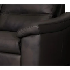 Canapé 2 Places En 100% Tout Cuir épais Italien Vachette HAMBOURG, Couleur Chocolat -Promos Chesteris Boutique canape 12328443