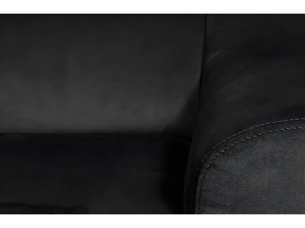 Canapé D'angle En Tissu Luxe 5 Places, ASHLEY, Noir, Angle Gauche (vu De Face) 4 Canapé D'angle En Tissu Luxe 5 Places, ASHLEY, Noir, Angle Gauche (vu De Face) – Image 4