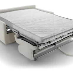 Canapé Convertible 3 Places En Tissu Bouclé écru - Ouverture Express - Couchage Quotidien - Matelas HD 140 X 190 - Sienne -Promos Chesteris Boutique canape 12407375