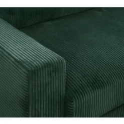 Canapé D'angle à Droite Convertible 3 Places Avec Coffre En Velours Côtelé Vert Foncé - Arty 9 Canapé D'angle à Droite Convertible 3 Places Avec Coffre En Velours Côtelé Vert Foncé - Arty -Promos Chesteris Boutique canape 12407397