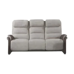 Canapé 3 Places Brun/Mastic - ZENIA