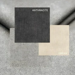 Canapé DUNE 2 Places - Gris Anthracite - TEMAHOME -Promos Chesteris Boutique canape 12513955