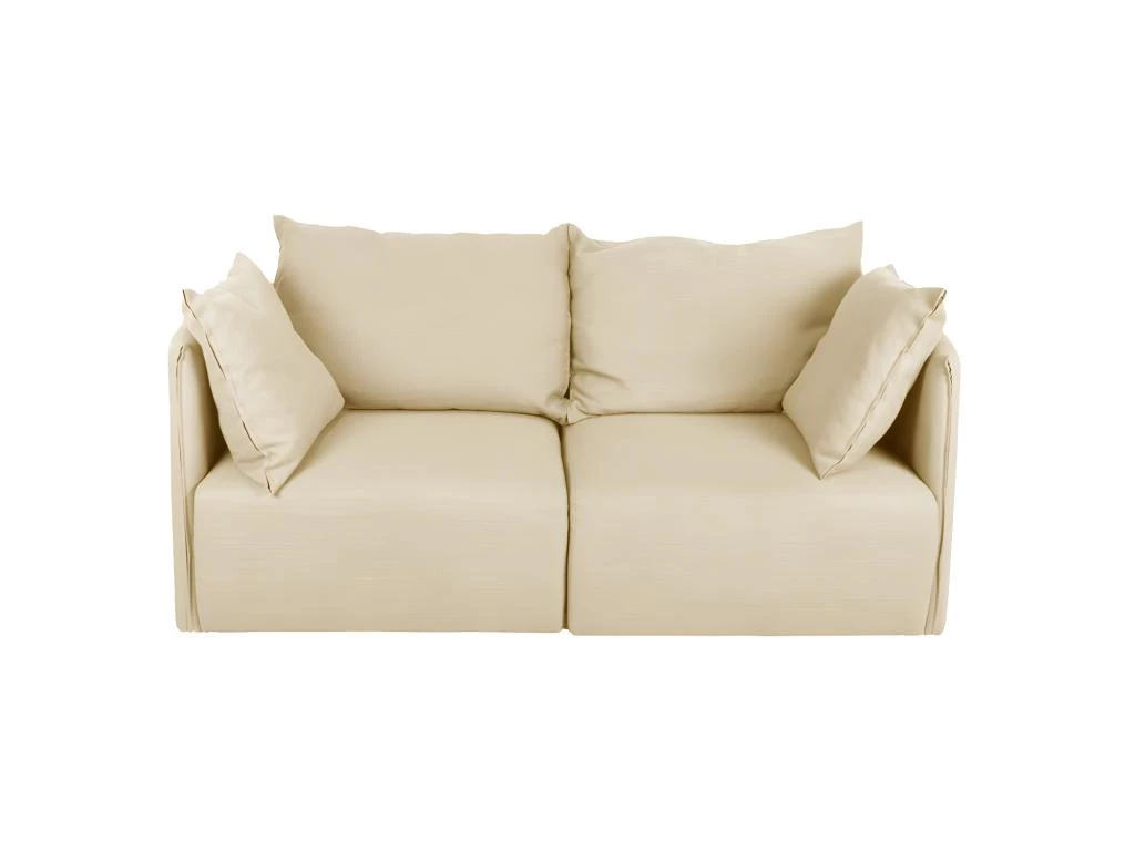 Canapé DUNE 2 Places - Crème - TEMAHOME 1 Canapé DUNE 2 Places - Crème - TEMAHOME