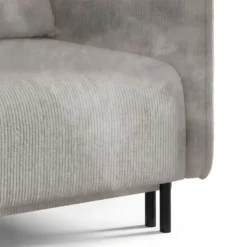 Canapé Convertible 3 Places Avec Coffre Robin Velours Côtelé Blanc Cassé 8 Canapé Convertible 3 Places Avec Coffre Robin Velours Côtelé Blanc Cassé -Promos Chesteris Boutique canape 12565499