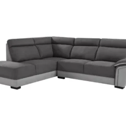 Canapé D'angle Gauche En Tissu Bicolore Anthracite Et Gris Clair YOLANDA 12 Canapé D'angle Gauche En Tissu Bicolore Anthracite Et Gris Clair YOLANDA -Promos Chesteris Boutique canape 12565989