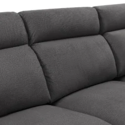 Canapé D'angle Droit En Tissu Bicolore Anthracite Et Gris Clair YOLANDA -Promos Chesteris Boutique canape 12566015