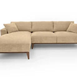 Canapé D'angle Gauche En Tissu Beige JOSEFA 7 Canapé D'angle Gauche En Tissu Beige JOSEFA -Promos Chesteris Boutique canape 12593685