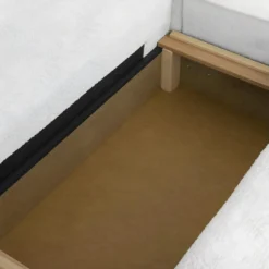 Canapé D'angle à Droite Convertible 3 Places Avec Coffre En Tissu Bouclé écru - Barani -Promos Chesteris Boutique canape 12598647