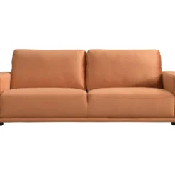 Canapé 3 Places En Velours Terracotta AZILIS 6 Canapé 3 Places En Velours Terracotta AZILIS -Promos Chesteris Boutique canape 12616571