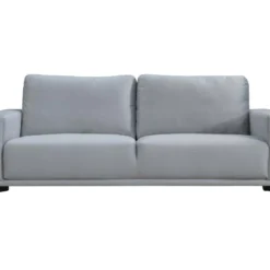 Canapé 3 Places En Velours Gris Clair AZILIS 6 Canapé 3 Places En Velours Gris Clair AZILIS -Promos Chesteris Boutique canape 12616801