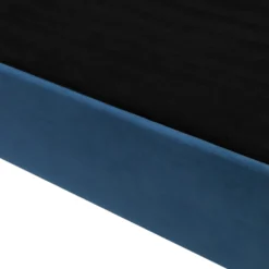 Canapé Chesterfield 3 Places En Velours Bleu SKIEN -Promos Chesteris Boutique canape 12866319