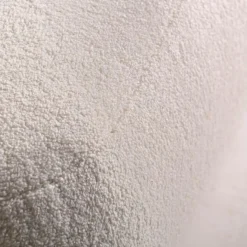 Canapé En Coton Bouclé Et Bois De Pin En Blanc 195x81x73 Cm -Promos Chesteris Boutique canape 12974535