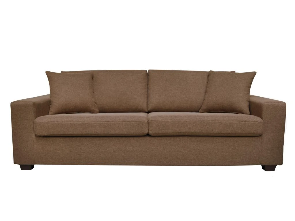 Canapé 3 Places En Tissu YUDO - Noir 5 Canapé 3 Places En Tissu YUDO - Noir – Image 5