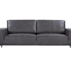 Canapé Cuba 3 Places Gris Foncé