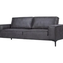 Canapé Cuba 3 Places Gris Foncé -Promos Chesteris Boutique canape 12998025