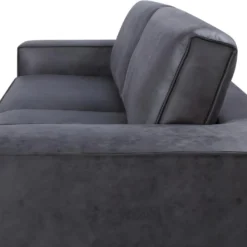 Canapé Cuba 3 Places Gris Foncé -Promos Chesteris Boutique canape 12998029