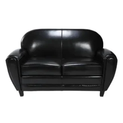 Canapé Club 2 Places Noir
