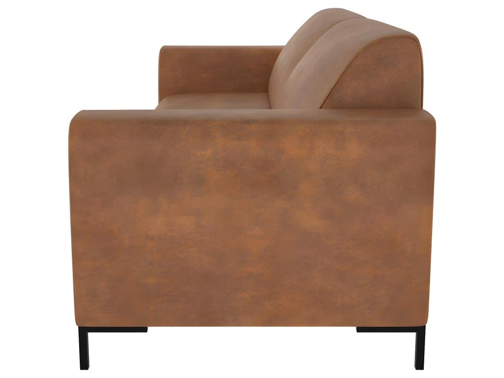 Canapé Marron 3 Places Edouard En Tissu Recyclé 4 Canapé Marron 3 Places Edouard En Tissu Recyclé – Image 4