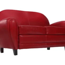 Canapé Club 2 Places Rouge 9 Canapé Club 2 Places Rouge -Promos Chesteris Boutique canape 12998567