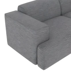 Canapé D'angle Droit 3 Places Aska En Tissu Gris Foncé Chiné 8 Canapé D'angle Droit 3 Places Aska En Tissu Gris Foncé Chiné -Promos Chesteris Boutique canape 12998645