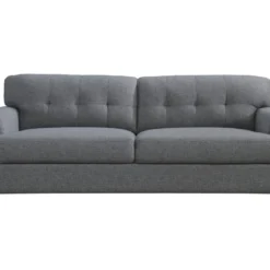 Canapé 3 Places En Tissu Gris Anthracite ROLLY -Promos Chesteris Boutique canape 13071907