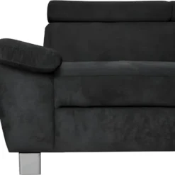 Canapé D'angle En Tissu Velours Luxe 5 Places LUGO Noir, Angle Gauche 11 Canapé D'angle En Tissu Velours Luxe 5 Places LUGO Noir, Angle Gauche -Promos Chesteris Boutique canape 13175939