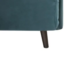 Belushi - Canapé Convertible 2 Places En Velours (L120cm) - Couleur - Bleu Canard -Promos Chesteris Boutique canape 13282313