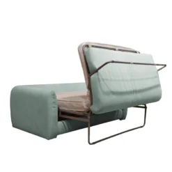 Wiame - Canapé Convertible 2,5 Places En Velours Côtelé - Couleur - Vert D'eau -Promos Chesteris Boutique canape 13283703