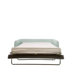 Wiame - Canapé Convertible 2,5 Places En Velours Côtelé - Couleur - Vert D'eau -Promos Chesteris Boutique canape 13283705