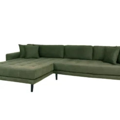 Lido - Canapé D'angle Gauche En Tissu Pieds Noirs L290cm - Couleur - Vert Olive 9 Lido - Canapé D'angle Gauche En Tissu Pieds Noirs L290cm - Couleur - Vert Olive -Promos Chesteris Boutique canape 13285533