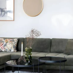 Lido - Canapé D'angle Gauche En Tissu Pieds Noirs L290cm - Couleur - Vert Olive 11 Lido - Canapé D'angle Gauche En Tissu Pieds Noirs L290cm - Couleur - Vert Olive -Promos Chesteris Boutique canape 13285537