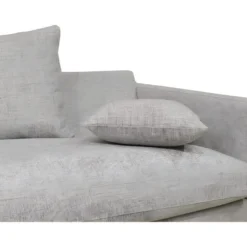 Villabon - Canapé 4 Places En Tissu Pieds épingles Noirs - Couleur - Gris Chiné -Promos Chesteris Boutique canape 13285861