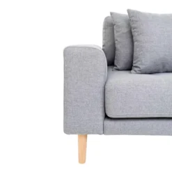 Lido - Canapé D'angle Droit En Tissu L290cm - Couleur - Gris Clair 8 Lido - Canapé D'angle Droit En Tissu L290cm - Couleur - Gris Clair -Promos Chesteris Boutique canape 13286121