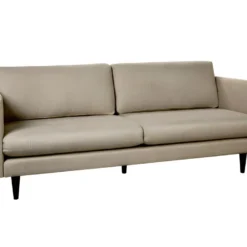 Romie - Canapé 3 Places En Tissu - Couleur - Taupe -Promos Chesteris Boutique canape 13286349