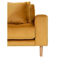 Lido - Canapé D'angle Gauche En Velours L290cm - Couleur - Jaune Moutarde 9 Lido - Canapé D'angle Gauche En Velours L290cm - Couleur - Jaune Moutarde -Promos Chesteris Boutique canape 13286587