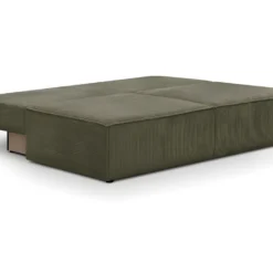 Canapé Convertible 3 Places Avec Coffre De Rangement En Velours Côtelé Vert Kaki - Milla 7 Canapé Convertible 3 Places Avec Coffre De Rangement En Velours Côtelé Vert Kaki - Milla -Promos Chesteris Boutique canape 13388545