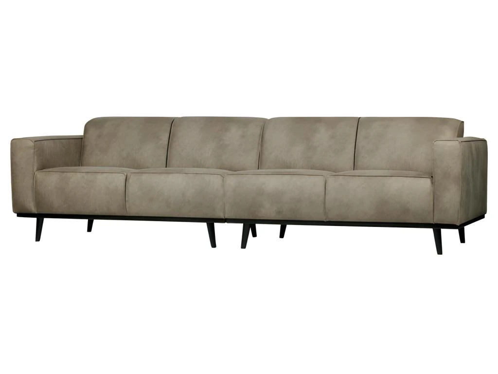 STATEMENT - Canapé 4 Places En Eco Cuir éléphant Skin Gris 4 STATEMENT - Canapé 4 Places En Eco Cuir éléphant Skin Gris – Image 4