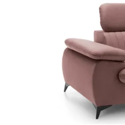 Canapé D'angle Droit Convertible En Velours Rose SAMARA De Pascal Morabito 10 Canapé D'angle Droit Convertible En Velours Rose SAMARA De Pascal Morabito -Promos Chesteris Boutique canape 13607733