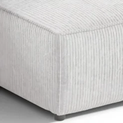 Canapé D'angle Réversible Et Convertible 3 Places Avec Coffre Isaac Mini Velours Côtelé Blanc Cassé 7 Canapé D'angle Réversible Et Convertible 3 Places Avec Coffre Isaac Mini Velours Côtelé Blanc Cassé -Promos Chesteris Boutique canape 13614105