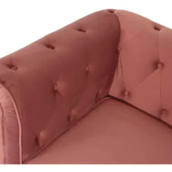 Grand Canapé 3 Places Chesterfield Velours Rose 9 Grand Canapé 3 Places Chesterfield Velours Rose -Promos Chesteris Boutique canape 13689171