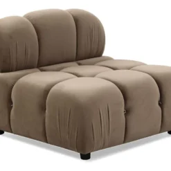 Canapé Design Modulable Et Transformable Hollywood Velours Taupe -Promos Chesteris Boutique canape 13690215