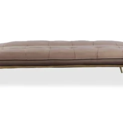 Canapé Convertible Clic-clac Fabrice Velours Taupe -Promos Chesteris Boutique canape 13690809