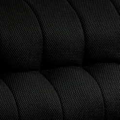 Canapé 3 Places En Tissu 3D Noir ARIANO -Promos Chesteris Boutique canape 1379153