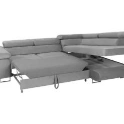 Canapé D'angle Convertible Droit 4 Places Wilson Velours Rose -Promos Chesteris Boutique canape 14176975