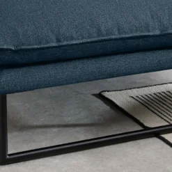 Canapé D'angle Panoramique En Tissu Bleu LESPI 13 Canapé D'angle Panoramique En Tissu Bleu LESPI -Promos Chesteris Boutique canape 14182301