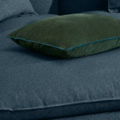 Canapé D'angle Panoramique En Tissu Bleu LESPI 12 Canapé D'angle Panoramique En Tissu Bleu LESPI -Promos Chesteris Boutique canape 14182303