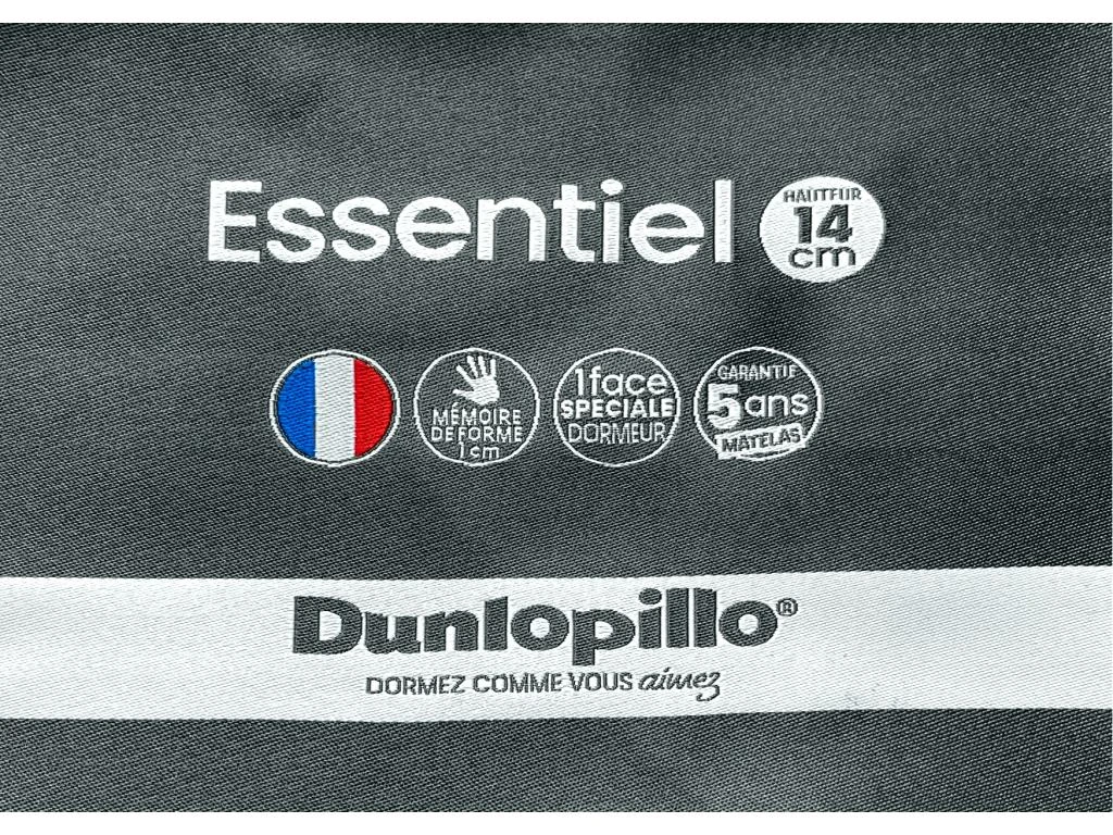 Canapé 3 Places Convertible Express En Simili CALITO - Gris - Couchage 140 Cm - Matelas 14 Cm Avec Mémoire De Forme DUNLOPILLO 4 Canapé 3 Places Convertible Express En Simili CALITO - Gris - Couchage 140 Cm - Matelas 14 Cm Avec Mémoire De Forme DUNLOPILLO – Image 4