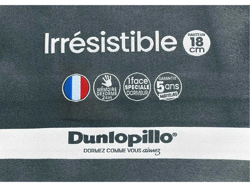 Canapé 3 Places Convertible Express En Simili CALITO - Blanc - Couchage Lattes Larges 140 Cm - Matelas 18 Cm Avec Mémoire De Forme DUNLOPILLO 6 Canapé 3 Places Convertible Express En Simili CALITO - Blanc - Couchage Lattes Larges 140 Cm - Matelas 18 Cm Avec Mémoire De Forme DUNLOPILLO – Image 6