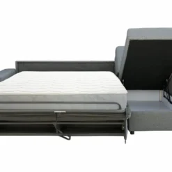 Canapé D'angle Droit Convertible Express En Tissu Gris Clair - Couchage 140 Cm - Matelas 18cm TORASI -Promos Chesteris Boutique canape 14419015
